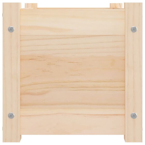 vidaXL Ζαρντινιέρα 60 x 31 x 31 εκ. από Μασίφ Ξύλο Πεύκου