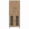 vidaXL Highboard 2 pcs &Pi;&alpha;&lambda;&iota;ό &Xi;ύ&lambda;&omicron; &Sigma;ύ&nu;&theta;&epsilon;&tau;&omicron; &Xi;ύ&lambda;&omicron; &kappa;&alpha;&iota; &Gamma;&upsilon;&alpha;&lambda;ί