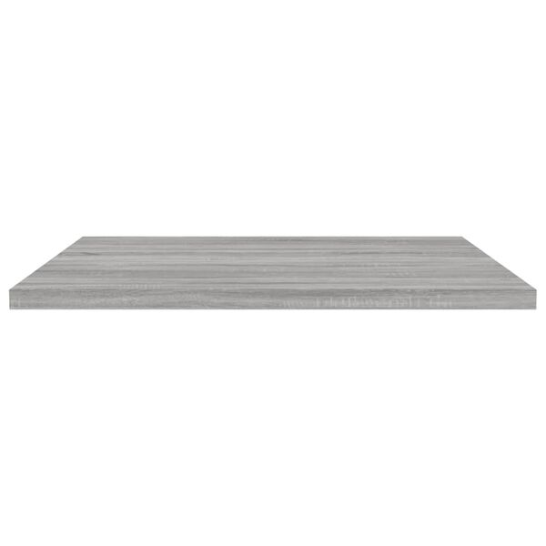 vidaXL Ράφια Τοίχου 4 τεμ. Γκρι Sonoma 40x50x1,5 εκ. Επεξεργ. Ξύλο