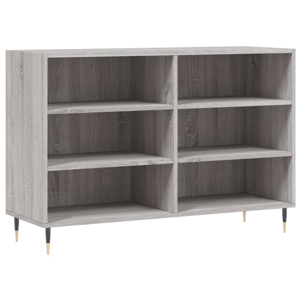 vidaXL Ραφιέρα Γκρι Sonoma 103,5 x 35 x 70 εκ. από Επεξεργασμένο Ξύλο