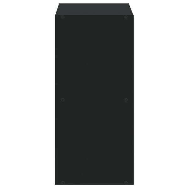 vidaXL Βιβλιοθήκη Μαύρο 68,5x32x68,5 εκ. από Επεξεργασμένο Ξύλο
