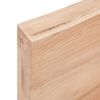 vidaXL Επιφ Τραπεζιού Αν Καφέ 80x50x(2-6)εκ. Επεξ. Μασίφ Ξύλο Δρυός