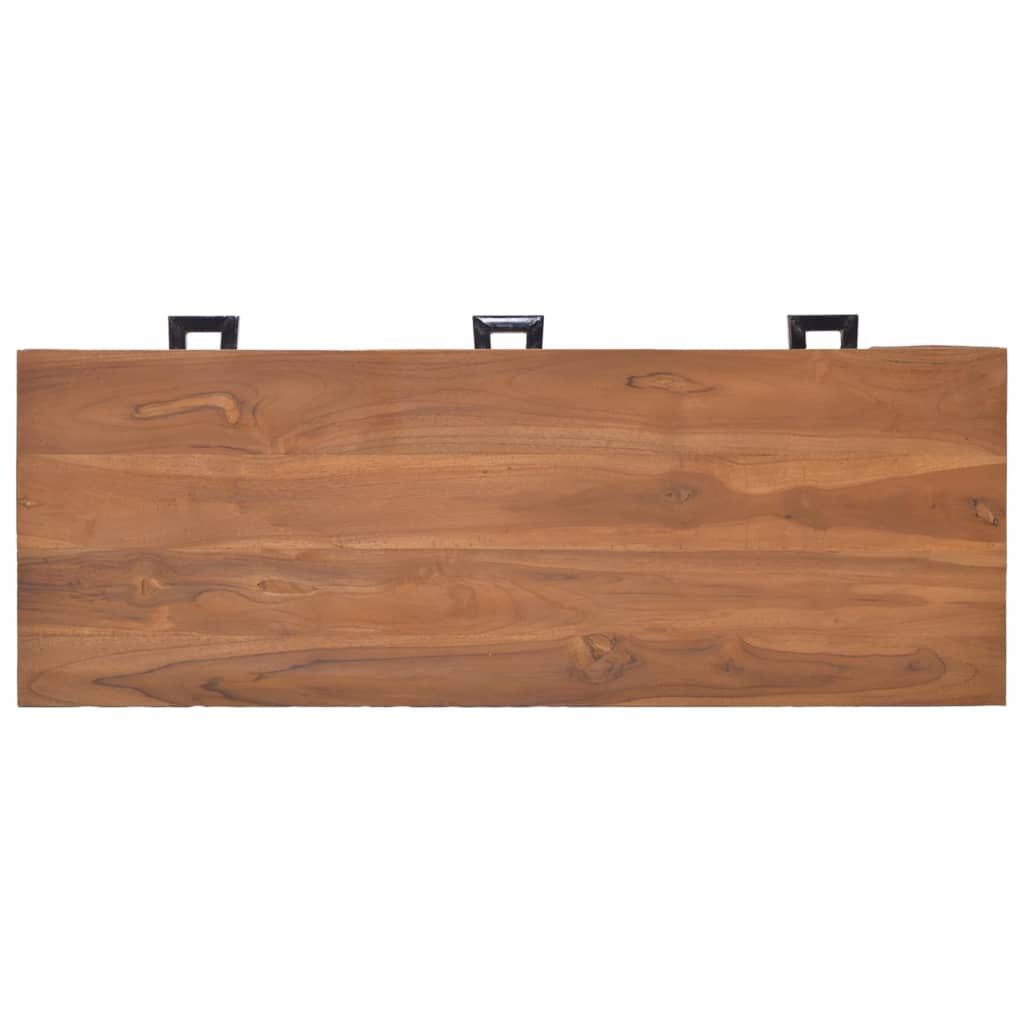 vidaXL Γραφείο 110x40x75 εκ. από Μασίφ Ξύλο Teak
