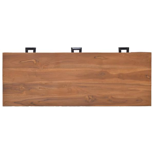 vidaXL Γραφείο 110x40x75 εκ. από Μασίφ Ξύλο Teak