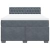 vidaXL &Kappa;&rho;&epsilon;&beta;ά&tau;&iota; Boxspring &mu;&epsilon; &Sigma;&tau;&rho;ώ&mu;&alpha; &Sigma;&kappa;&omicron;ύ&rho;&omicron; &Gamma;&kappa;&rho;&iota; 140x190 &epsilon;&kappa;. &Beta;&epsilon;&lambda;&omicron;ύ&delta;&iota;&nu;&omicron;