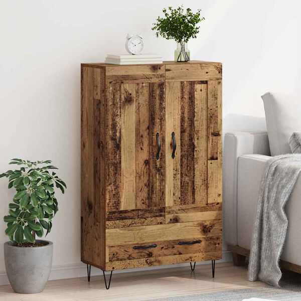 vidaXL Highboard &Pi;&alpha;&lambda;&iota;ό &Xi;ύ&lambda;&omicron; 69,5 x 31 x 115 &epsilon;&kappa;. &Epsilon;&pi;&epsilon;&xi;&epsilon;&rho;&gamma;&alpha;&sigma;&mu;έ&nu;&omicron; &xi;ύ&lambda;&omicron;