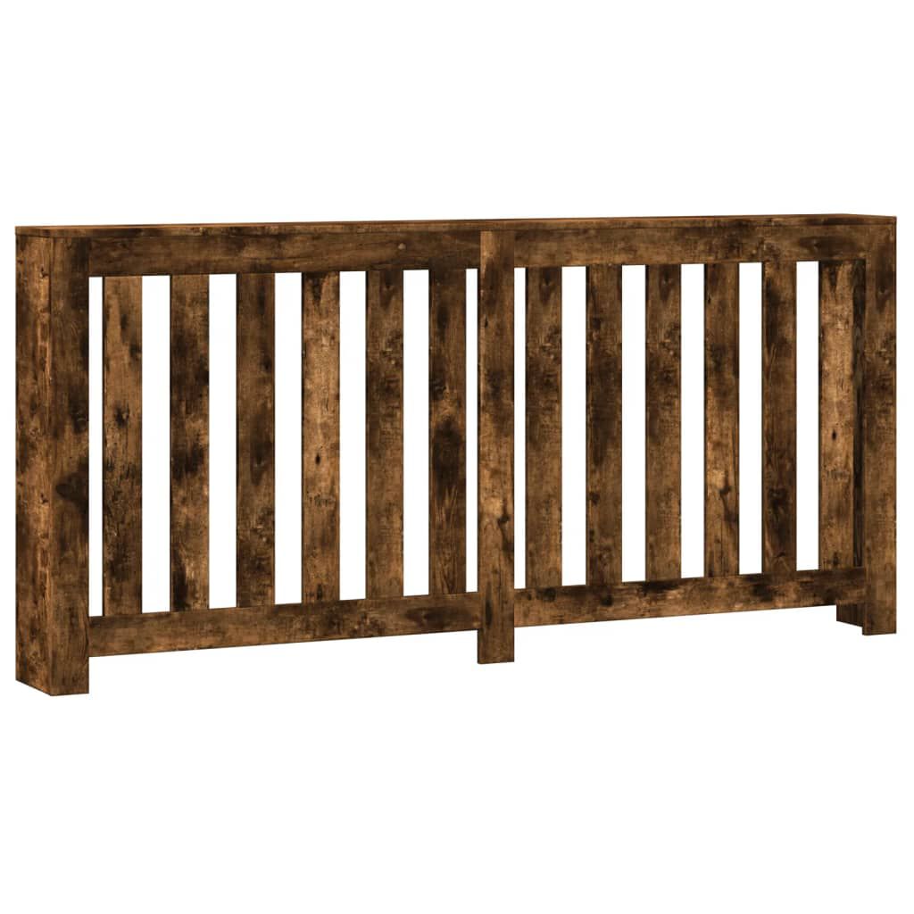 vidaXL Κάλυμμα Καλοριφέρ Καπνιστή Δρυς 175x20x82εκ. Επεξεργασμένο Ξύλο