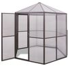 vidaXL Θερμοκήπιο 240 x 211 x 232 εκ. Αλουμινίου