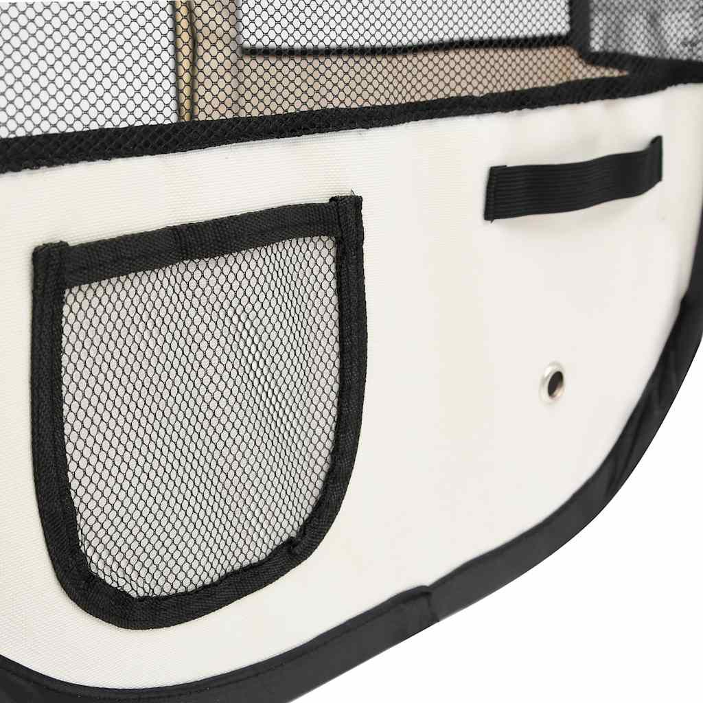 vidaXL Πάρκο Σκύλου Πτυσσόμενο Μπλε 90x90x58 εκ. με Σάκο Μεταφοράς