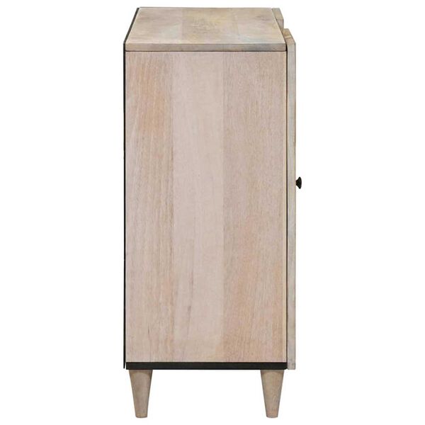vidaXL Πλαϊνό γραφείο Λευκό 33.5 x 90 x 75 εκ