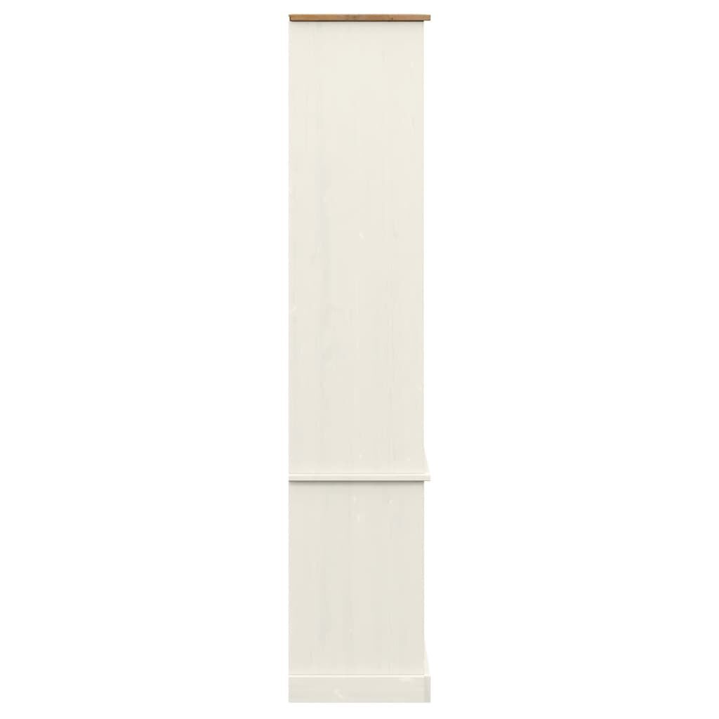 vidaXL Βιβλιοθήκη VIGO Λευκή 85 x 35 x 170 εκ. από Μασίφ Ξύλο Πεύκου