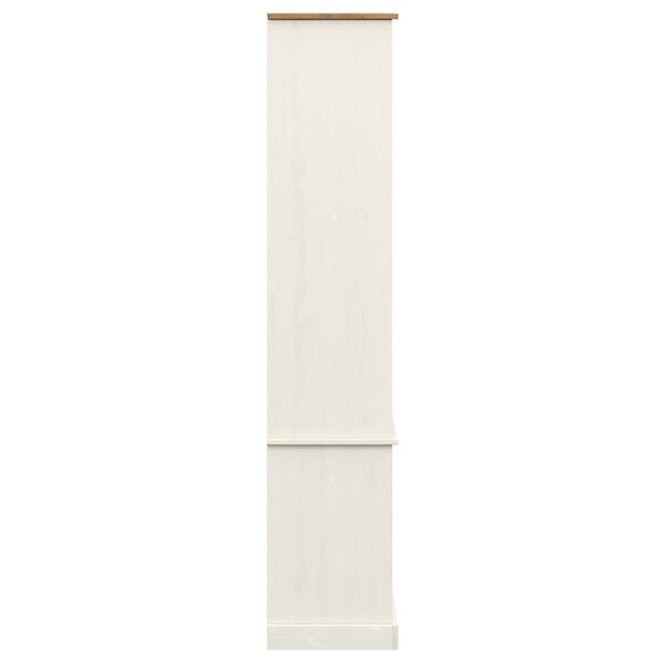 vidaXL Βιβλιοθήκη VIGO Λευκή 85 x 35 x 170 εκ. από Μασίφ Ξύλο Πεύκου