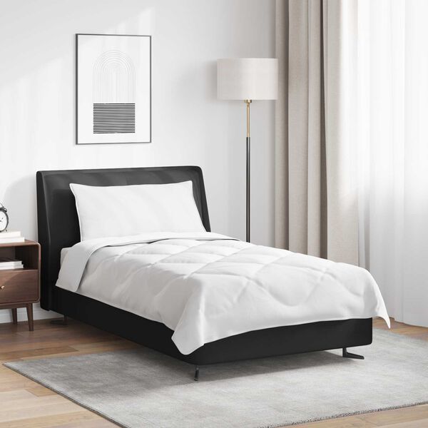 vidaXL Παπλωματοθήκη Ολόκληρης της Σεζόν 2 pcs Λευκό Μικροΐνες