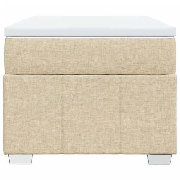 vidaXL &Kappa;&rho;&epsilon;&beta;ά&tau;&iota; Boxspring &mu;&epsilon; &Sigma;&tau;&rho;ώ&mu;&alpha; &Kappa;&rho;&epsilon;&mu; 90x200 &epsilon;&kappa;.&Upsilon;&phi;&alpha;&sigma;&mu;ά&tau;&iota;&nu;&omicron;