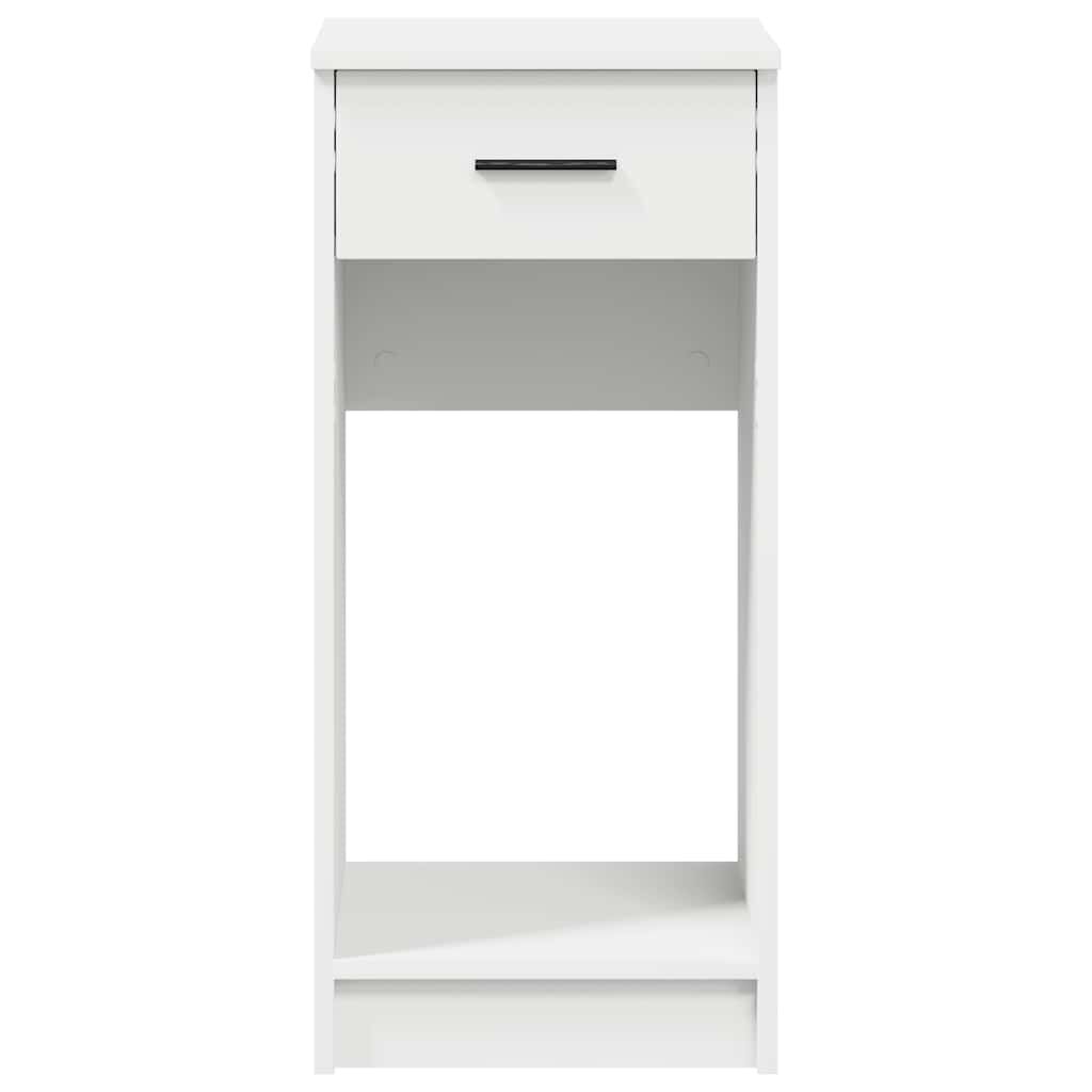 vidaXL Πύργος υπολογιστή με συρτάρι Λευκό 35x45x77 cm