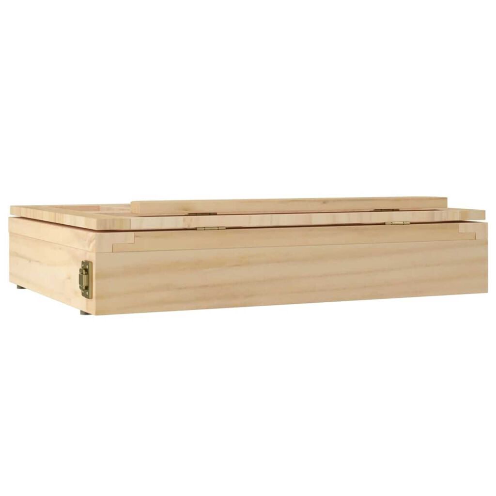 vidaXL Καβαλέτο Επιτραπέζιο Συρτάρι 33,5x25,5x7 εκ. Μασίφ Ξύλο Πεύκου