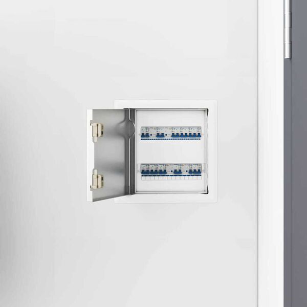 vidaXL Πάνελ Πρόσβασης 2 pcs Λευκό 20 x 20 cm Ατσάλι