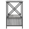 vidaXL Κομοδίνα 2 τεμ Γκρι Sonoma 50x41x65 εκ. από Επεξεργασμένο Ξύλο