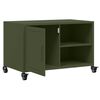 vidaXL Έπιπλο Τηλεόρασης Πράσινο Λαδί 68x39x43,5 εκ. από Ατσάλι