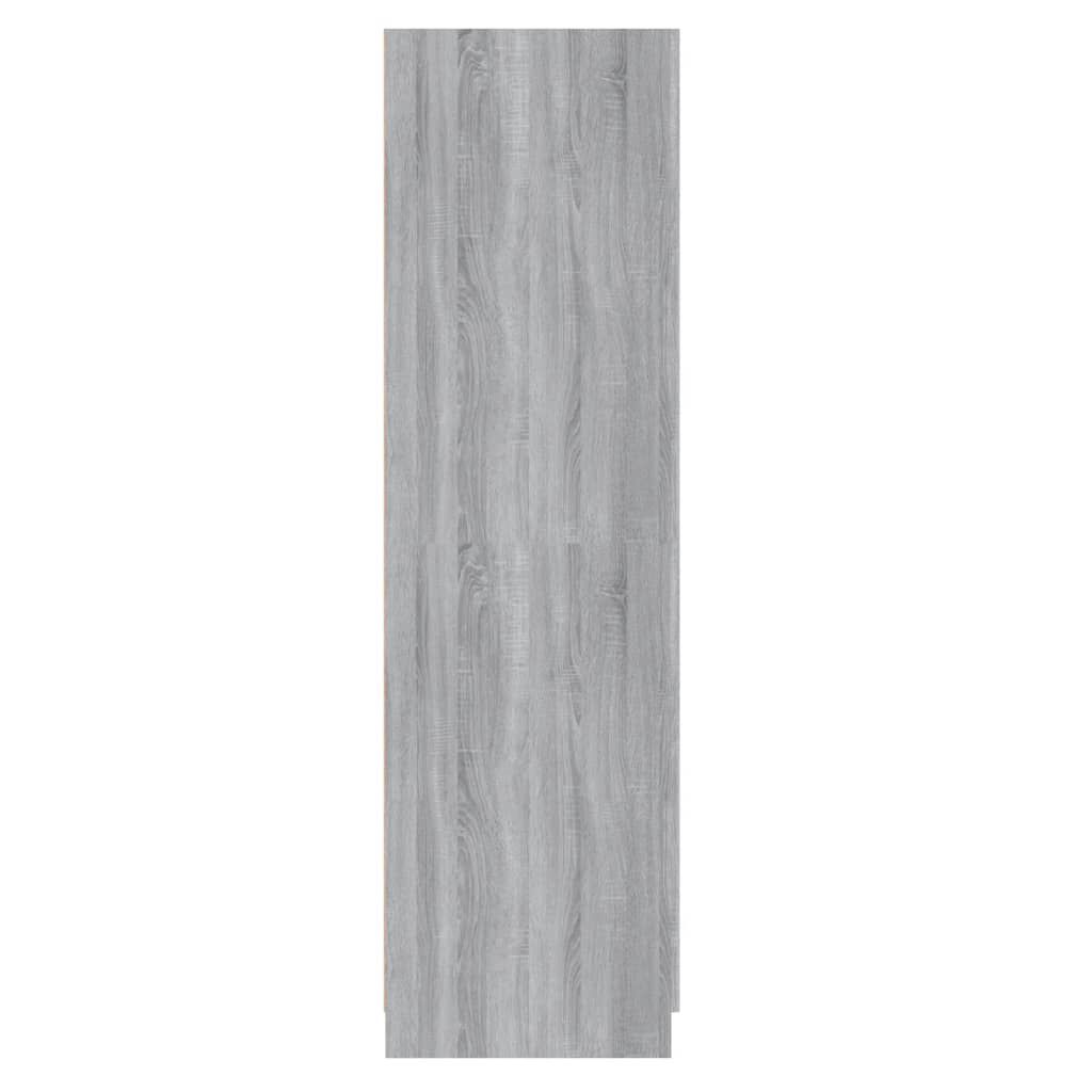 vidaXL Ντουλάπα Γκρι Sonoma 80 x 52 x 180 εκ. από Επεξεργασμένο Ξύλο