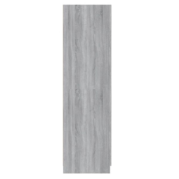 vidaXL Ντουλάπα Γκρι Sonoma 80 x 52 x 180 εκ. από Επεξεργασμένο Ξύλο