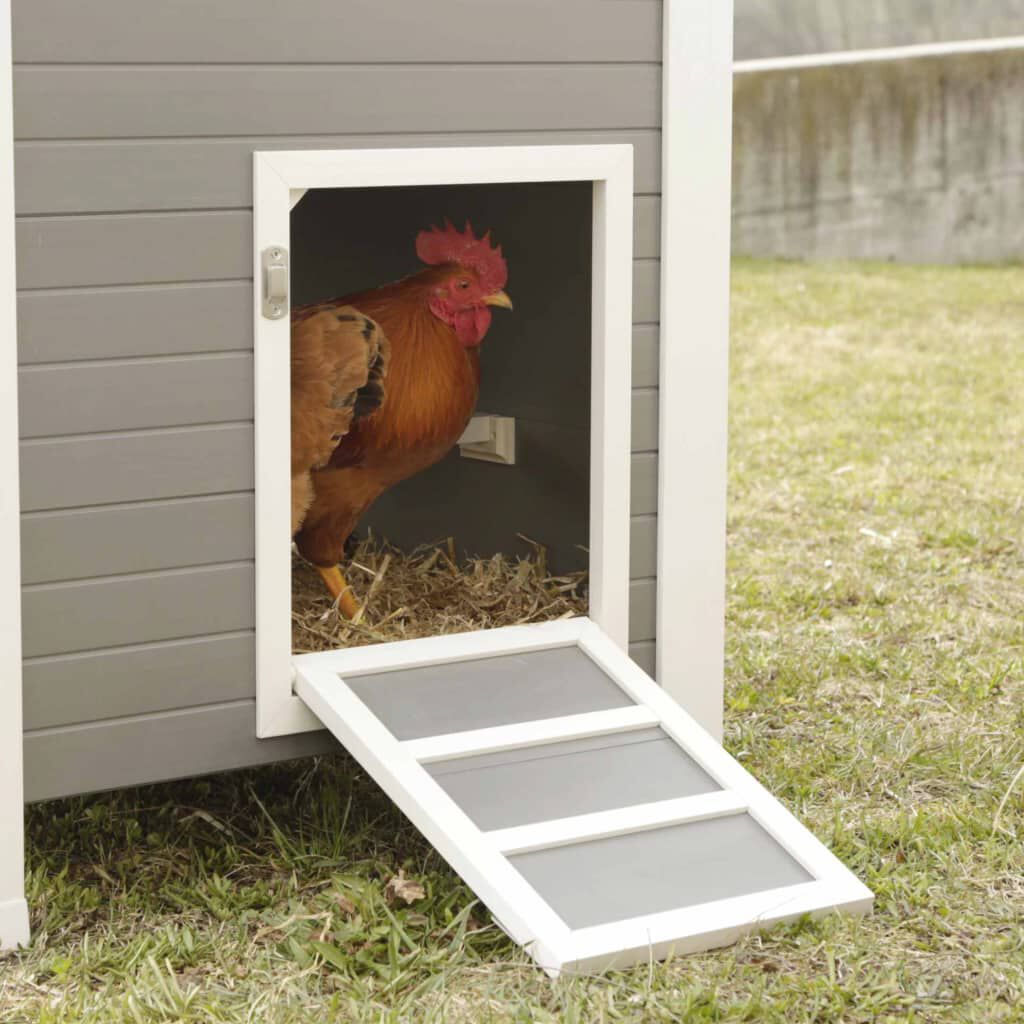 Kerbl Κοτέτσι ECO Barney Γκρι / Λευκό 137 x 73 x 83 εκ. Πλαστικό