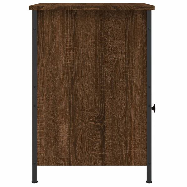 vidaXL Κομοδίνο Καφέ Δρυ 40 x 42 x 60 εκ. από Επεξεργασμένο Ξύλο