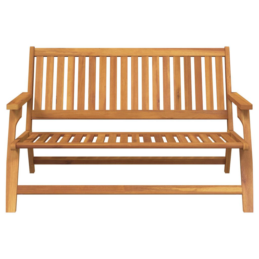 vidaXL Παγκάκι Κήπου 122.5x77x74 εκ. Μασίφ Ξύλο Ακακίας