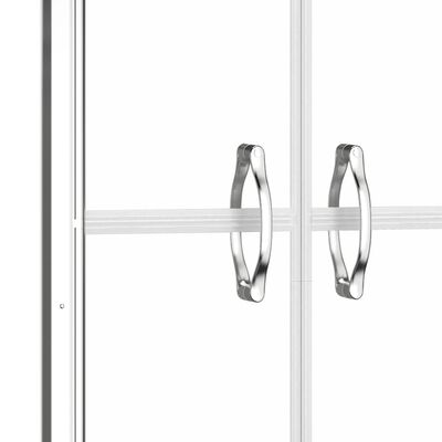 vidaXL Πόρτα Ντουζιέρας Διαφανής 76 x 190 εκ. από ESG