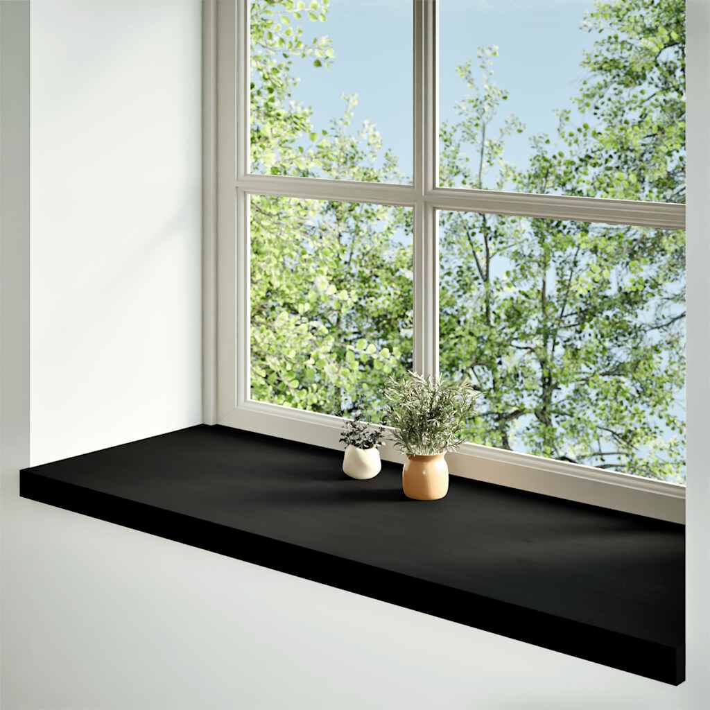 vidaXL Περβάζια παραθύρων 2 τεμ. Σκ. Καφέ 100x40x2εκ. Μασίφ Ξύλο Δρυός