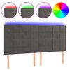 vidaXL &Kappa;&epsilon;&phi;&alpha;&lambda;ά&rho;&iota; &Kappa;&rho;&epsilon;&beta;&alpha;&tau;&iota;&omicron;ύ LED &Sigma;&kappa;&omicron;ύ&rho;&omicron; &Gamma;&kappa;&rho;&iota; 200x5x118/128 &epsilon;&kappa;. &Beta;&epsilon;&lambda;&omicron;ύ&delta;&iota;&nu;&omicron;