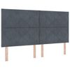 vidaXL LED &Kappa;&rho;&epsilon;&beta;ά&tau;&iota; &mu;&epsilon; &beta;ά&theta;&rho;&omicron; &Sigma;&kappa;&omicron;ύ&rho;&omicron; &Gamma;&kappa;&rho;&iota; 180 x 200 cm &Beta;&epsilon;&lambda;&omicron;ύ&delta;&omicron;
