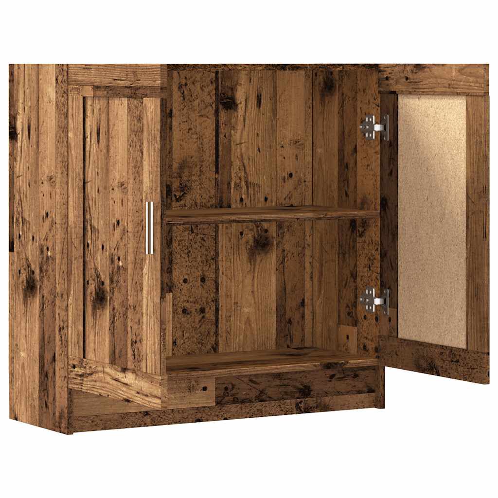 vidaXL Βιβλιοθήκη Παλιό Ξύλο 82,5 x 30,5 x 80 εκ. Μοριοσανίδα