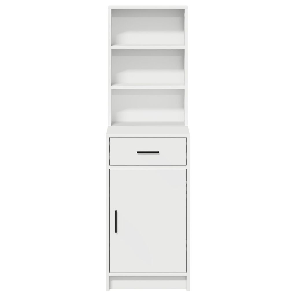 vidaXL Υψηλός μπουφές Λευκός 40x41x135 εκ. Ξύλο επεξεργασμένου