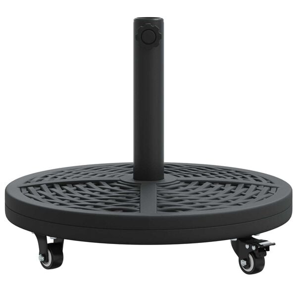 vidaXL Βάση Ομπρέλας Με Ρόδες Για Πόλους Ø38-48 mm 13 kg Στρογγυλή