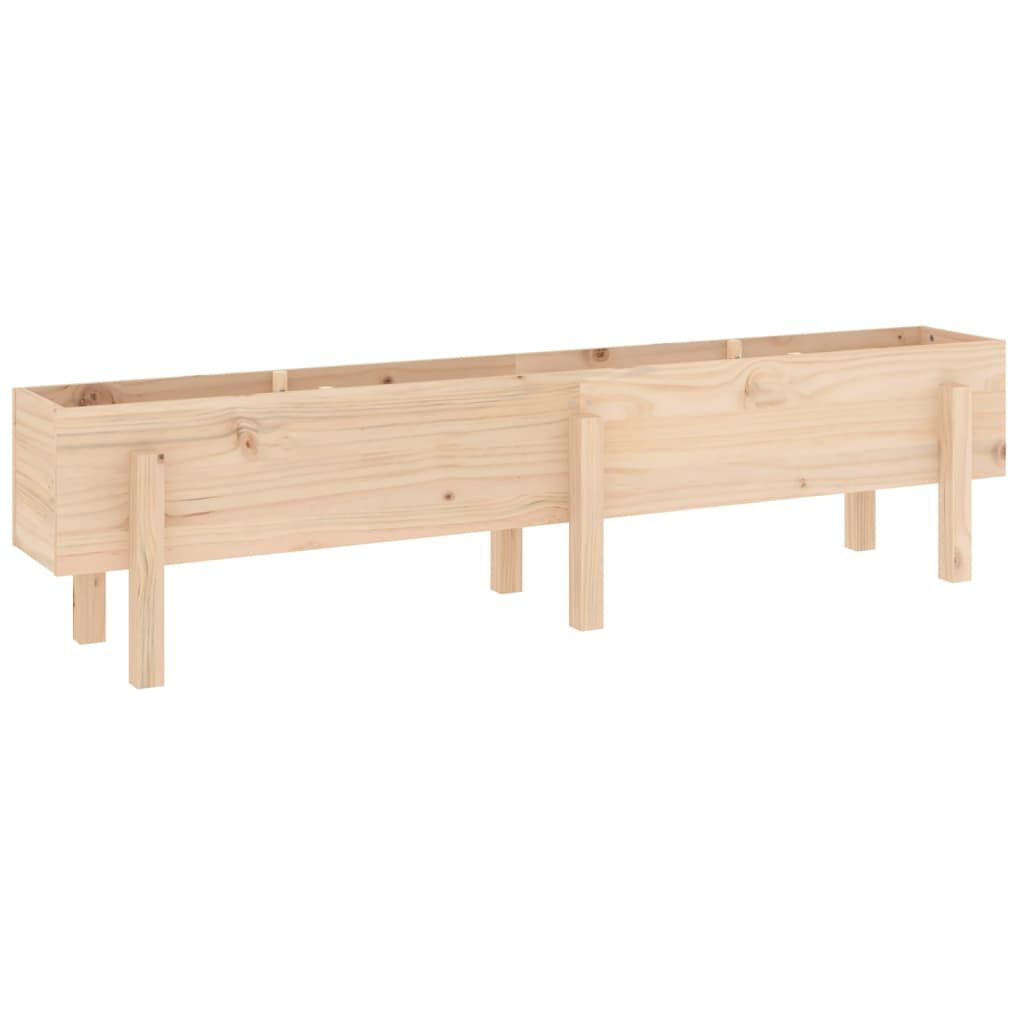 vidaXL Ζαρντινιέρα Υπερυψωμένη 160 x 30 x 38 εκ. από Μασίφ Ξύλο Πεύκου