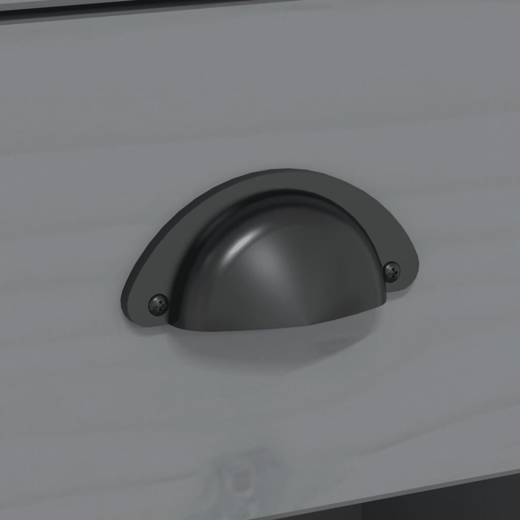 vidaXL Έπιπλο Τηλεόρασης BODO 2 Συρτάρια Γκρι 91,5x44,5x56 εκ. Πεύκο