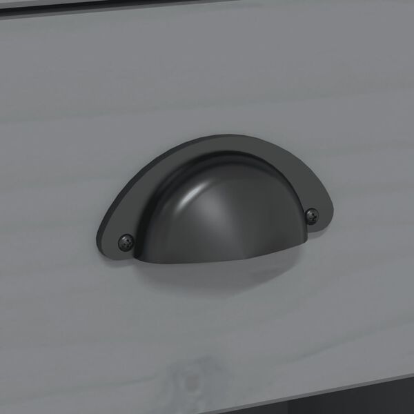 vidaXL Έπιπλο Τηλεόρασης BODO 2 Συρτάρια Γκρι 91,5x44,5x56 εκ. Πεύκο