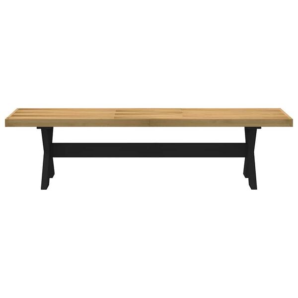 vidaXL Πάγκος τραπεζαρίας NOAIN με πόδια σχήματος X 180x40x45 cm