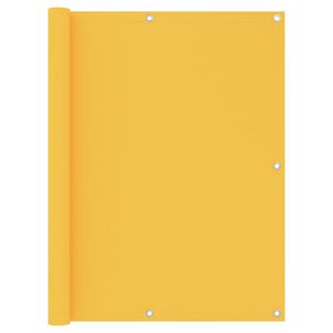 vidaXL Διαχωριστικό Βεράντας Κίτρινο 120 x 500 εκ. Ύφασμα Oxford