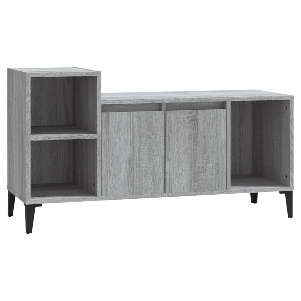 vidaXL Έπιπλο Τηλεόρασης Γκρι Sonoma 100x35x55 εκ. από Επεξεργ. Ξύλο