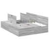 vidaXL Σκελετός Κρεβατιού Γκρι sonoma 150 x 200 cm Επεξεργασμένο ξύλο