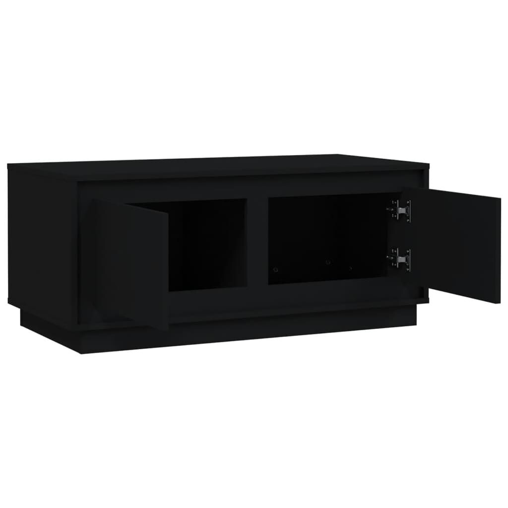vidaXL Τραπεζάκι Σαλονιού Μαύρο 102x50x44 εκ. από Επεξεργασμένο Ξύλο
