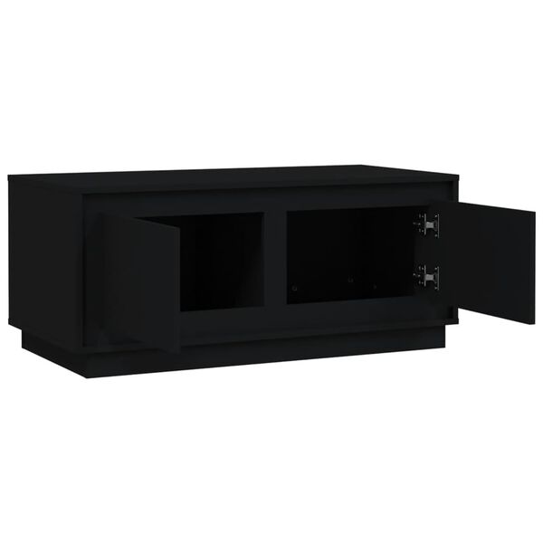 vidaXL Τραπεζάκι Σαλονιού Μαύρο 102x50x44 εκ. από Επεξεργασμένο Ξύλο