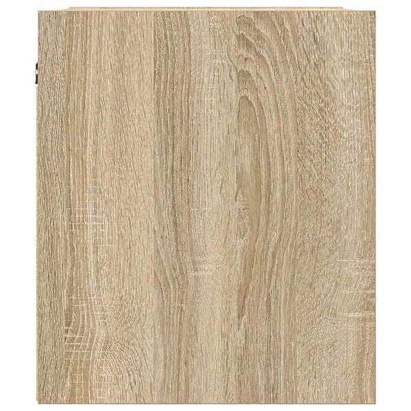 vidaXL Κομοδίνα Επιτοίχια 2 τεμ. Sonoma Δρυς 38x34x40 εκ.