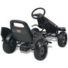 vidaXL Go Kart με Πετάλια με Ρυθμιζόμενο Κάθισμα Μαύρο