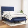vidaXL &Kappa;&rho;&epsilon;&beta;ά&tau;&iota; Boxspring &mu;&epsilon; &Sigma;&tau;&rho;ώ&mu;&alpha; &Mu;&pi;&lambda;&epsilon; 140x190 &epsilon;&kappa;. &Upsilon;&phi;&alpha;&sigma;&mu;ά&tau;&iota;&nu;&omicron;
