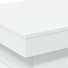 vidaXL Τραπεζάκι Σαλονιού με LED Λευκό 50 x 50 x 40 εκ.