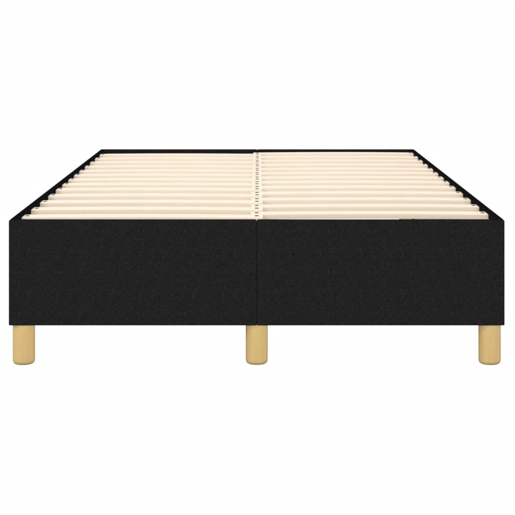 vidaXL Σκελετός Κρεβατιού Χωρίς Στρώμα Μαύρο 120x200 εκ. Υφασμάτινο