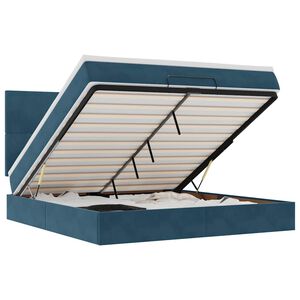 vidaXL &Omicron;&theta;&omega;&mu;&alpha;&nu;&iota;&kappa;ό &kappa;&rho;&epsilon;&beta;ά&tau;&iota; &mu;&epsilon; &sigma;&tau;&rho;ώ&mu;&alpha;&tau;&alpha; & LEDs &Sigma;&kappa;&omicron;ύ&rho;&omicron; &mu;&pi;&lambda;&epsilon; &Beta;&epsilon;&lambda;&omicron;ύ&delta;&omicron;